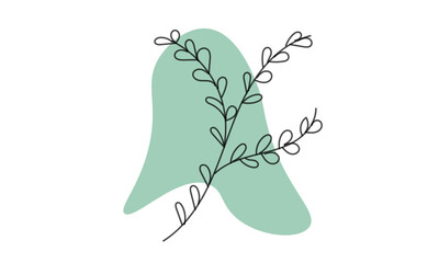 Line Art Drawing for print or use as poster, card, flyer or wall decor