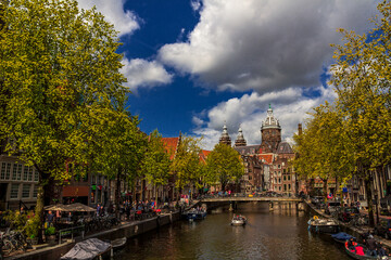 Fototapeta na wymiar Amsterdam City View