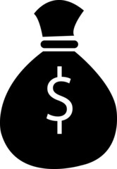 Money cash black logo vector illustration..eps