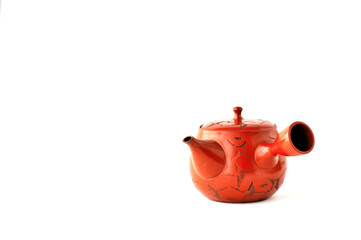 常滑焼千羽鶴の急須