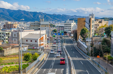 京都市山科区の都市風景