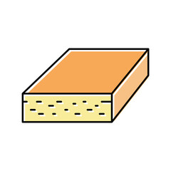 chip board color icon vector illustration