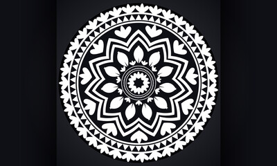 white-coloured mandala design. pattern, fabric, or ornament design for your business.