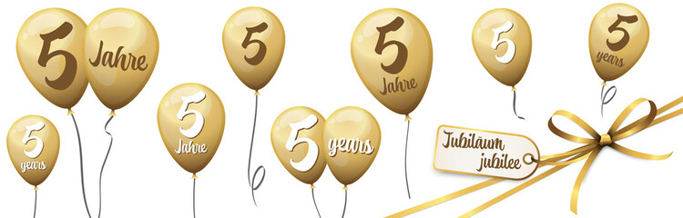 jubilee balloons 5 years
