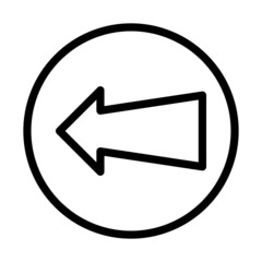 arrow left icon 