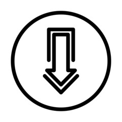 arrow down icon 