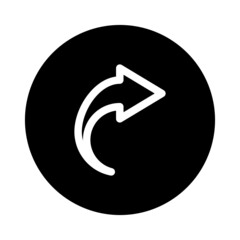arrow turn right icon 