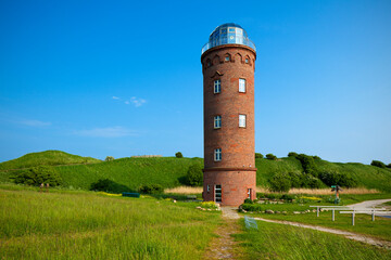 Niemcy, Wyspa Rugia, Przylądek Arkona, Meklemburgia-Pomorze Przednie. latarnia, wieża, pejzaż © lukaszmalkiewicz.pl
