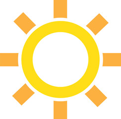 Weather Icon sign symbol design