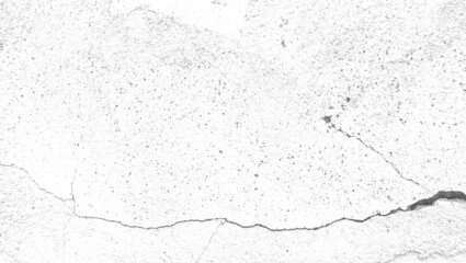 Helle weiße Mauer mit Riss und Beschädigung