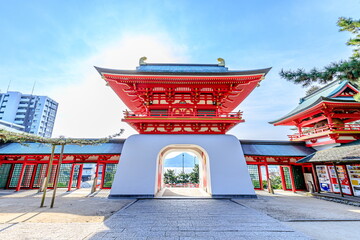 冬の赤間神宮　山口県下関市　Akama Shrine in winter. Yamaguchi-ken shimonoseki city