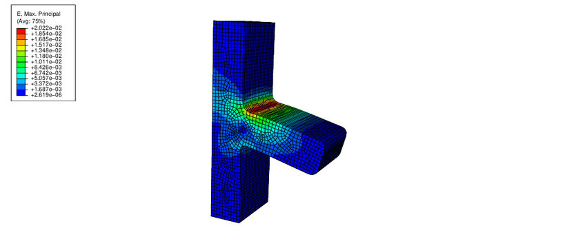 Finite element analysis of mechanical component