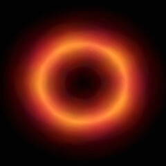 Bright abstract background with leaks. Lighting tunnel. Magic portal. Vivid sphere lens