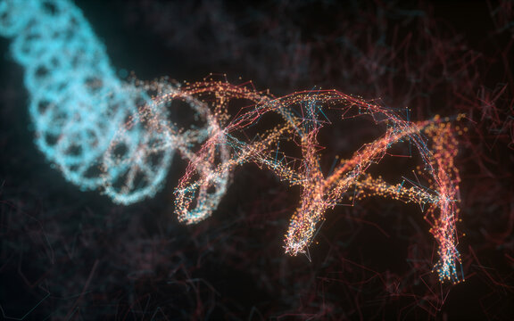 DNA molecule, illustration