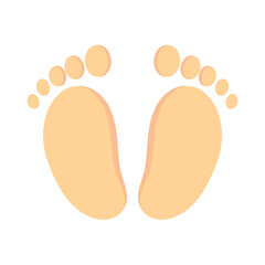 baby footprints icon