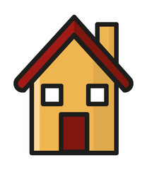 house cartoon icon