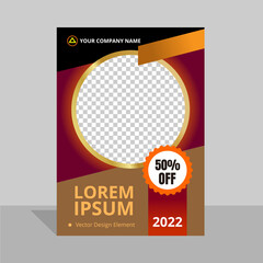 Templates for brochures or pamphlets. easy to edit for advertising purposes, banners, magazines.