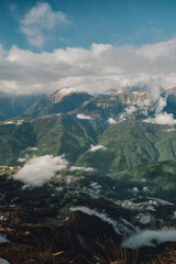 view of the mountains
