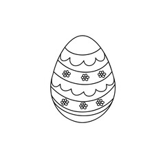 Easter egg icon vector illustration