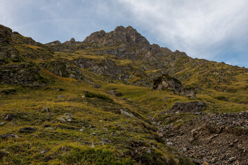 Fototapeta na wymiar Paysage de montagne.