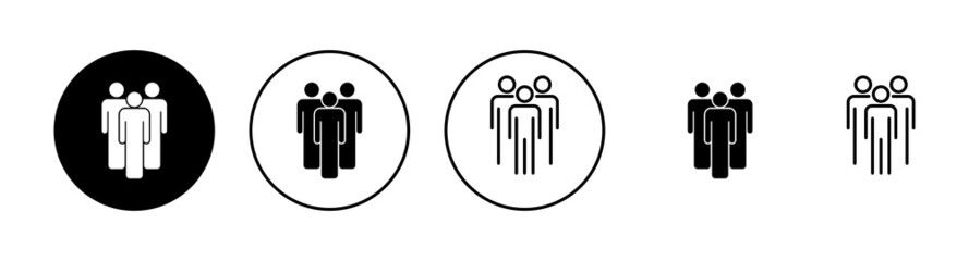 people icons set. person sign and symbol. User Icon vector