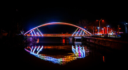 Very nice bridge and lights