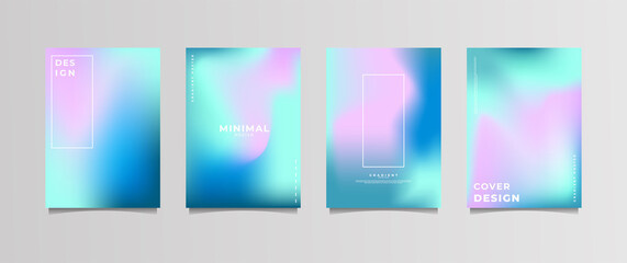 Fototapeta premium gradient poster for home wall decoration