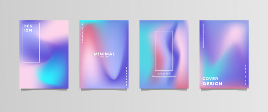 gradient poster for home wall decoration