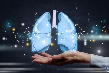 Pulmonologist doctor, Human respiratory system  issues. Medical technologies concept.