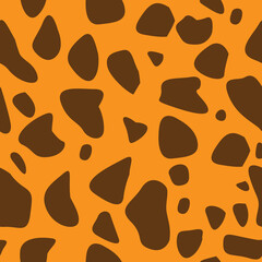 Seamless background in animal spots giraffeSeamless background in animal spots giraffe