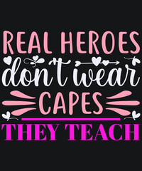 Teacher T-shirt Design Vector For Graphic