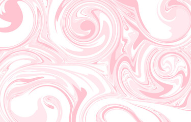 淡いピンク色のマーブル模様の背景イラスト