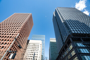 Fototapeta na wymiar 東京の高層ビル群