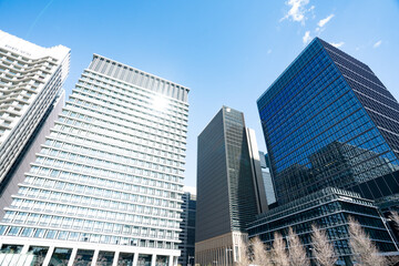 Fototapeta na wymiar 東京の高層ビル