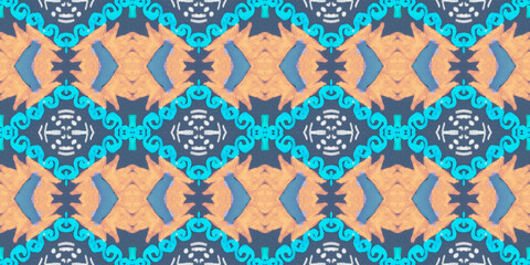 American pattern. Seamless ethnic background.