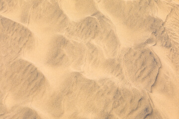 Sand am Sandstrand mit feinen Strukturen