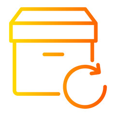 delivery gradient icon