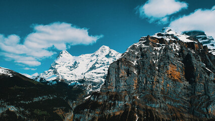 Sonniges Alpenpanorama