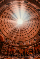 Interior overview of the Pantheon