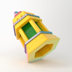 Obraz premium Cartoon Lantern