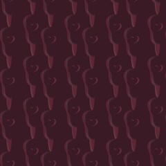 A pattern of favorite popsicle ice cream chocolate flavor on a braun background.