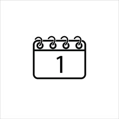 calendar icon vector illustration symbol