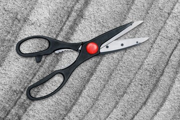 Stylish Professional Barber Scissors, Hair Cutting concept