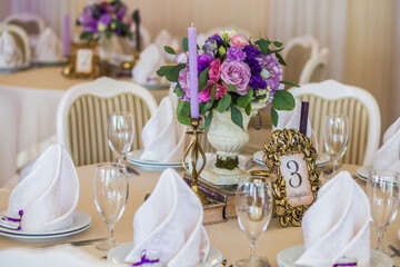 wedding table set