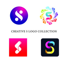 S logo Design Collection. Letter S Vector Design