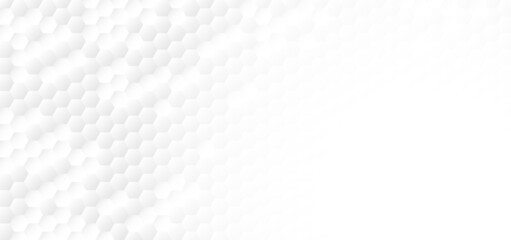 Honeycomb shape white Background have copy space, polygon white background, light and shadow on white paper background, Embossed Hexagon