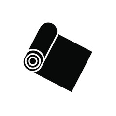 Obraz premium yoga mat icons symbol vector elements for infographic web