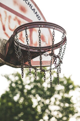 Fototapeta na wymiar streetbasketball basket court