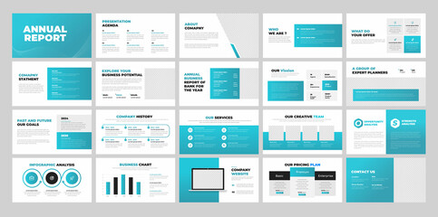 Annual Report PowerPoint presentation design