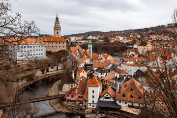 Obraz premium Old Town of Cesky Krumlov, Czechia